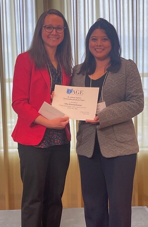 Isha Karmacharya - 2025 Dr. Jerome Kaplan Best Graduate Paper