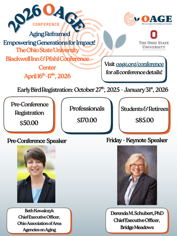 2026 OAGE Conference Flyer 2026 OAGE Conference Flyer